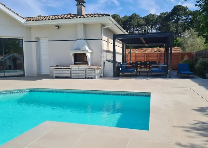 Bassin D'arcachon Belle Moderne 4 Et Piscine Privee Prázdninový dům